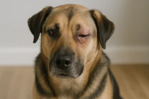 Cachorro com olho inchado: o que pode ser e como tratar