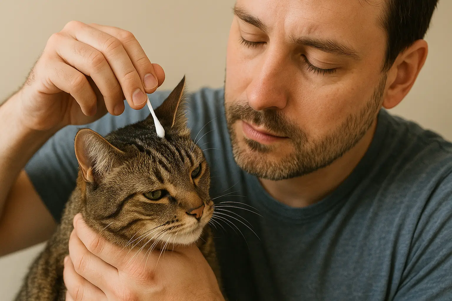 Como limpar orelha de gato: passo a passo completo e seguro