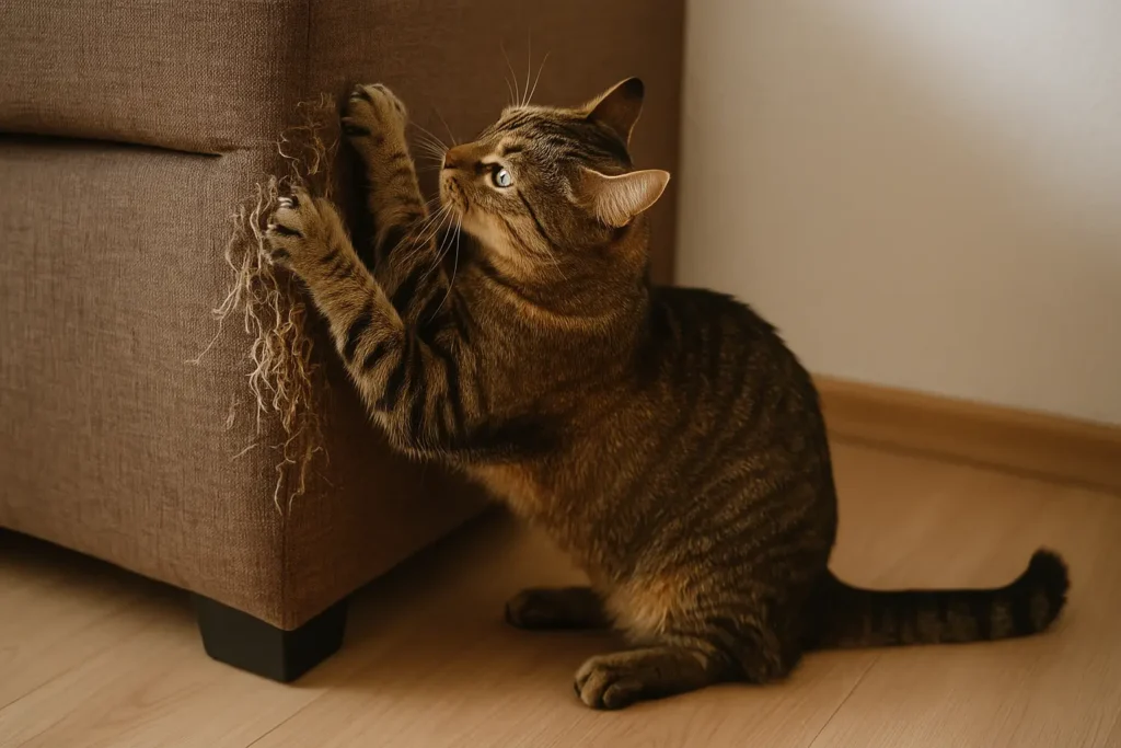 Guia completo sobre o que fazer para o gato não arranhar o sofá